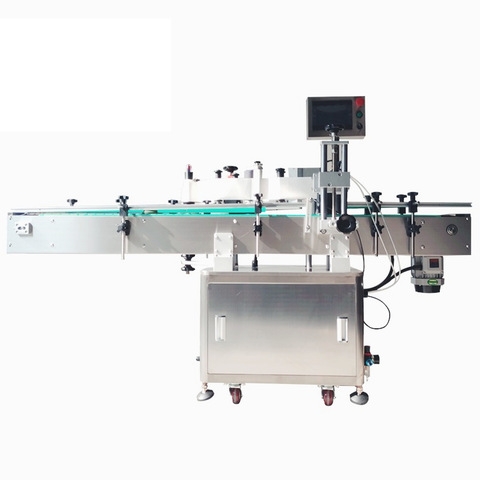 Màquina d'etiquetatge automàtica de cartrons de llet de cantonades